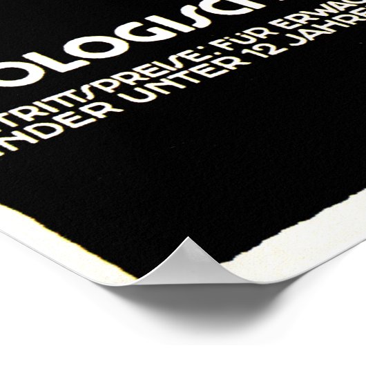 ZOOLOGISCHER GARTEN MUNCHEN German Travel  Poster (Hoek)