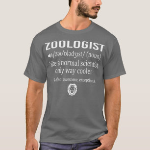 Zoologist Definition for Zookeeper dierenvriend T-shirt