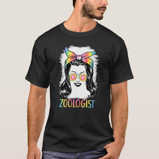 Zoologist Gradebiologie Zookeeper voor vrouwen T-shirt (Voorkant)