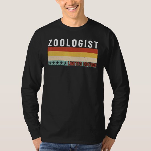 Zoologist Job Title Profession Worker Appreciation T-shirt (Voorkant)