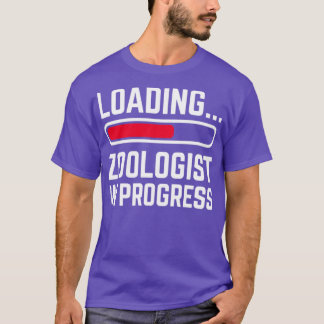 Zoologist laden in uitvoering t-shirt
