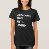 Zoologist Man Myth Legend T-shirt (Voorkant)