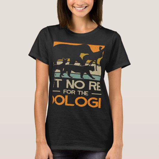 Zoologist Zoo Employee T-shirt (Voorkant)