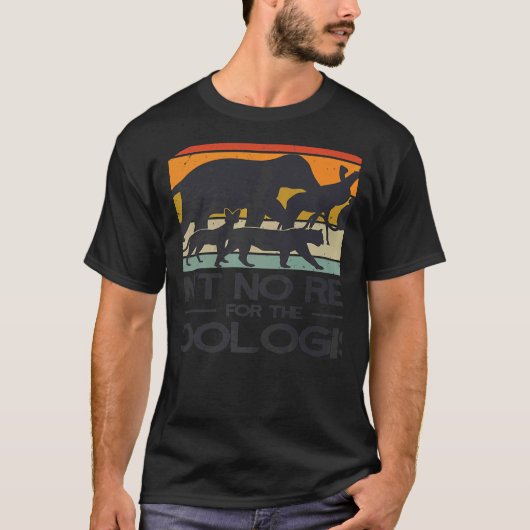Zoologist Zookeeping Wildlife Zoology Zoo Employee T-shirt (Voorkant)