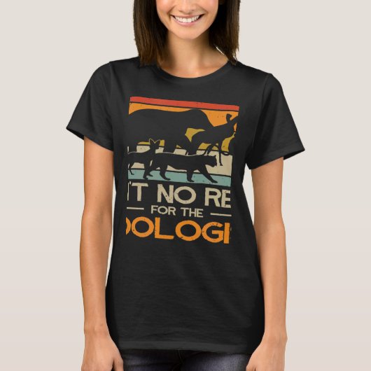 Zoologist Zookeeping Wildlife Zoology Zoo Employee T-shirt (Voorkant)