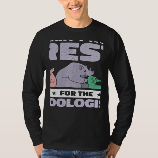 Zoologist Zookeeping Wildlife Zoology Zoo Employee T-shirt (Voorkant)
