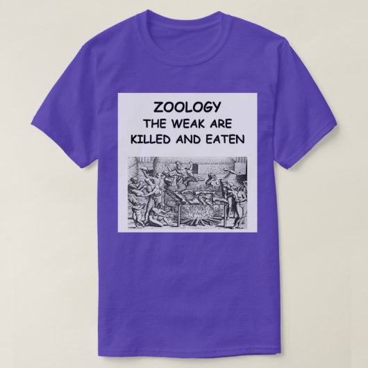 Zoology Joke 1 T-shirt (Design voorkant)