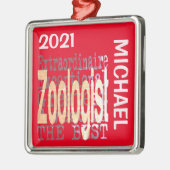 Zooloog Extraordinaire CUSTOM Metalen Ornament (Links)