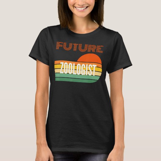 Zoöloog geschenken, toekomstige zoöloog t-shirt (Voorkant)