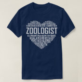 zoöloog hart t-shirt (Design voorkant)