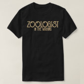 zoöloog in wording t-shirt (Design voorkant)