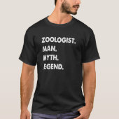 Zooloog Man Myth Legend T-shirt (Voorkant)