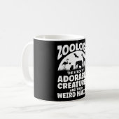 Zoöloog Zoo Wildlife Natuur Zoölogie Koffiemok (Voorkant links)