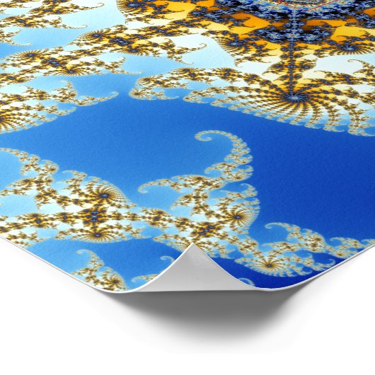 Zoom04 Composiet 8 +Boxes blauw Poster (Hoek)