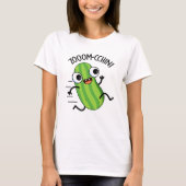 Zoom-chini Funny Zucchini Pun T-shirt (Voorkant)