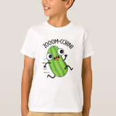Zoom-chini Funny Zucchini Pun T-shirt (Voorkant)
