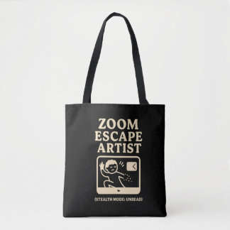 Zoom Escape Artist Boodschappentas Tote Bag