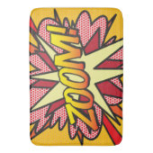 ZOOM Fun Retro Comic Book Pop Art Badmat (Voorkant Verticaal)