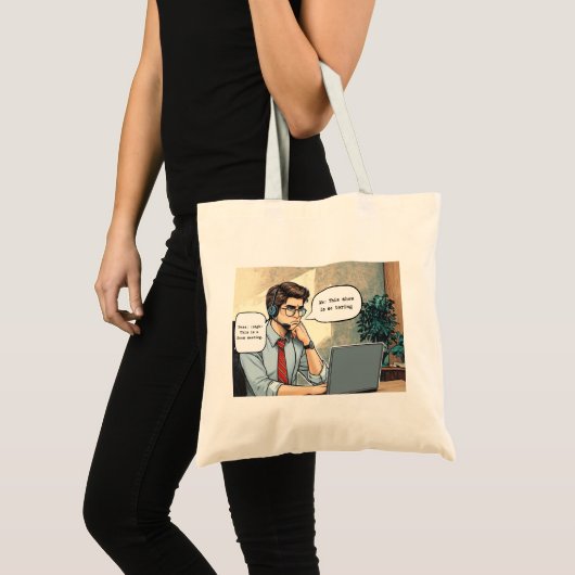 'Zoom Gloom'-Canvas tas (Voorkant (product))