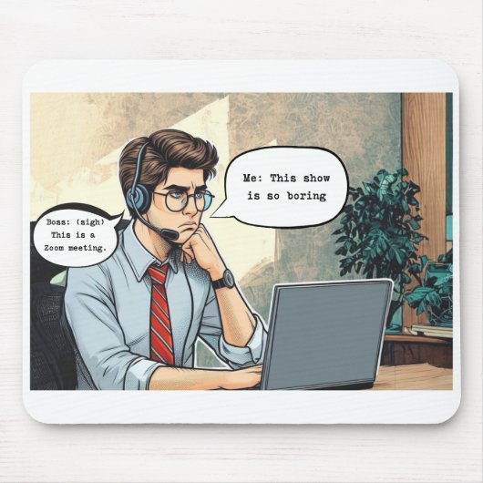 'Zoom Gloom'-Muismat Muismat (Voorkant)