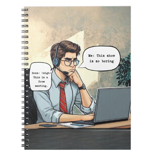 'Zoom Gloom'-Notitieboek Notitieboek (Voorkant)