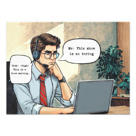 Zoom Gloom Wall Art Foto Afdruk