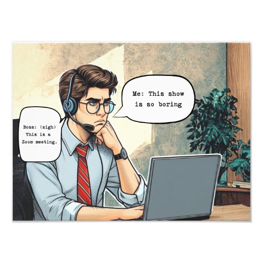 Zoom Gloom Wall Art Foto Afdruk (Voorkant)