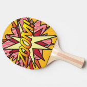 ZOOM Grappige stripboek Smack Talk Cool Modern Tafeltennisbatje (Zijkant)
