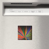 Zoom Kleur Boom Regenboog Multi Kleur Magneet (Insitu (Vaatwasser))