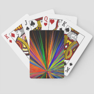 Zoom Kleur Boom Regenboog Multi Kleur Pokerkaarten