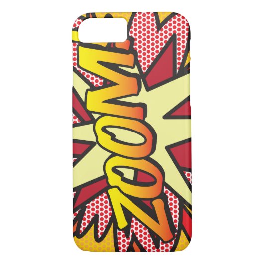 ZOOM Leuk Retro Stripboek Pop Kunst Case-Mate iPhone Case (Achterkant)