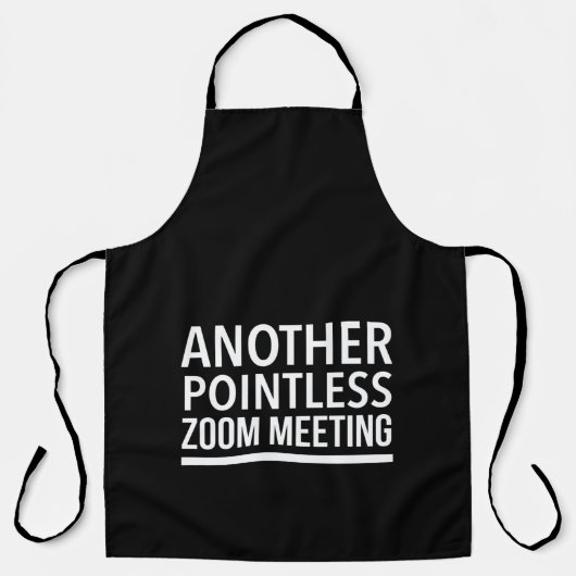 Zoom meetings inspirational funny gifts schort (Voorkant)