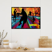 Zoom-perspectief voor Warmup vóór game Poster (Keuken)