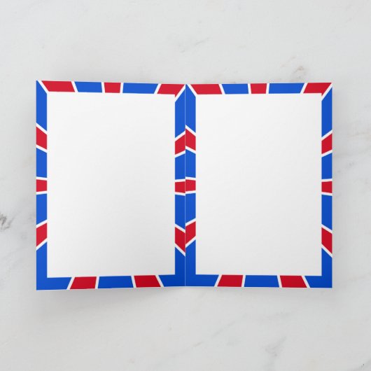 ZOOM! Rood wit en blauw Kaart (Binnen)