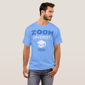 Zoom Skype Student Internet Lief Grappig vrienden T-shirt (Voorkant volledig)