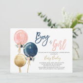 Zoom virtueel Geslacht onthullen partij Kaart (Staand voorkant)