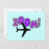 Zoom vliegt en rot briefkaart (Voorkant / Achterkant)