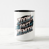 Zoom voorbij Zenith Rocket Mok – Geef je ambities (Midden)