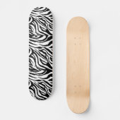 zoom_zebra_print, zoom_zebra_print, zoom_zebra_.. persoonlijk skateboard (Voorkant)