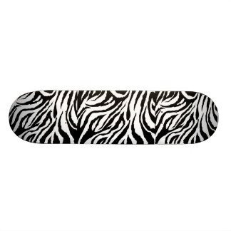 zoom_zebra_print, zoom_zebra_print, zoom_zebra_.. persoonlijk skateboard