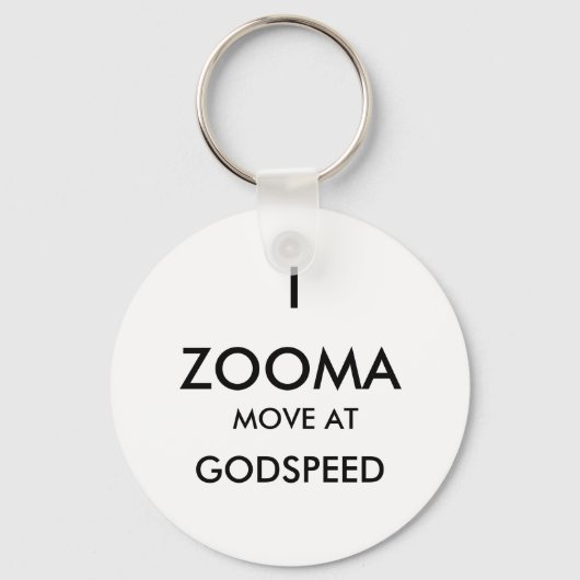 ZOOMA, I, GODSPEED, BEWEGEN BIJ SLEUTELHANGER (Voorkant)