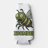 Zoombee - Grappig Zombie Bee Cartoon Design Flesjeskoeler (Voorkant)
