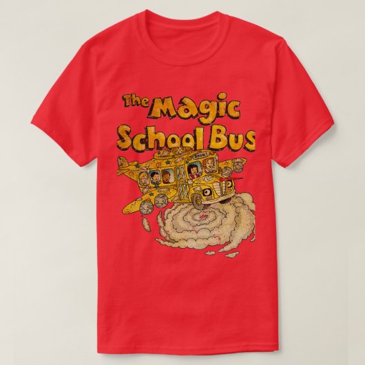 ZOOMEN DE MAGISCHE SCHOOLBUS RETRO T-SHIRT (Design voorkant)