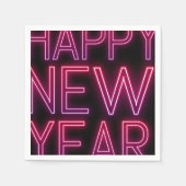 Zoomen in Paarse verloop nieuwjaar Servet (Voorkant)