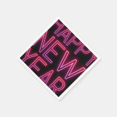 Zoomen in Paarse verloop nieuwjaar Servet (Hoek)