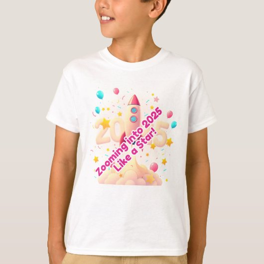 Zoomen naar 2025 T-shirt (Voorkant)