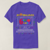 Zoomen naar 6e graad Terug naar School Virtual Onl T-shirt (Design voorkant)