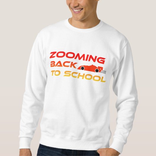 Zoomen Terug naar school Trui (Voorkant)