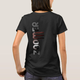 ZOOMER Achterdruk T-shirt Trend Abstract Poedery