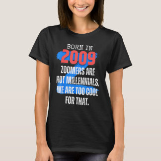 Zoomer Gen Z Geboren in 2009 Humor Sarcasme Mannen T-shirt